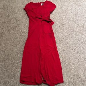 Maeve Bold Red Jumpsuit